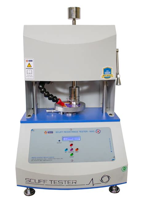 Scuff resistance tester Exporters|presto scuff tester.